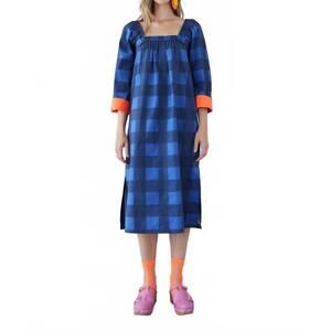 NEW DR BLOOM sorbete midi dress in blue